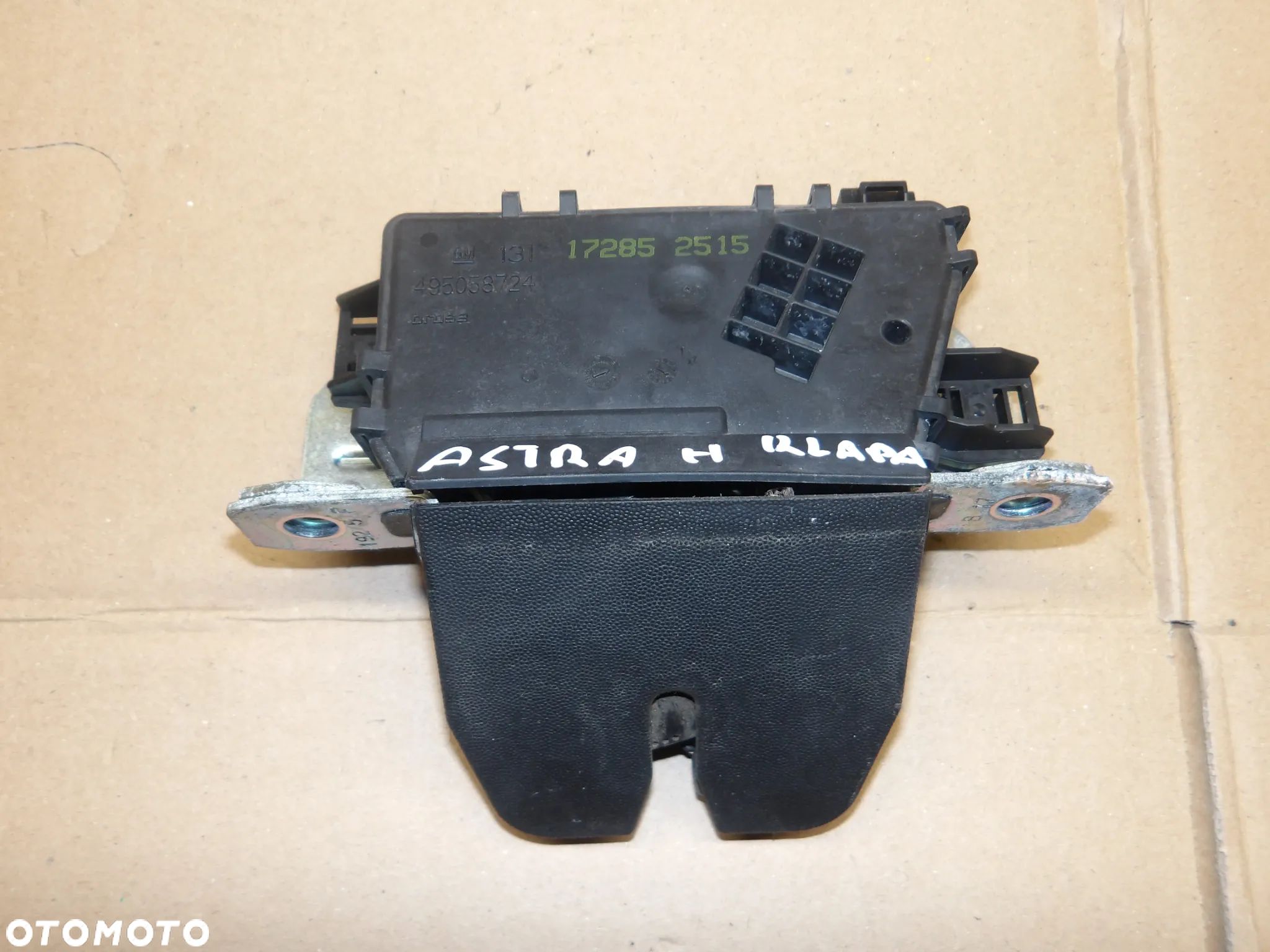 OPEL ASTRA III H HB 5D 1.9D HB 5D ZAMEK KLAPY BAGAŻNIKA 495058724 - 1