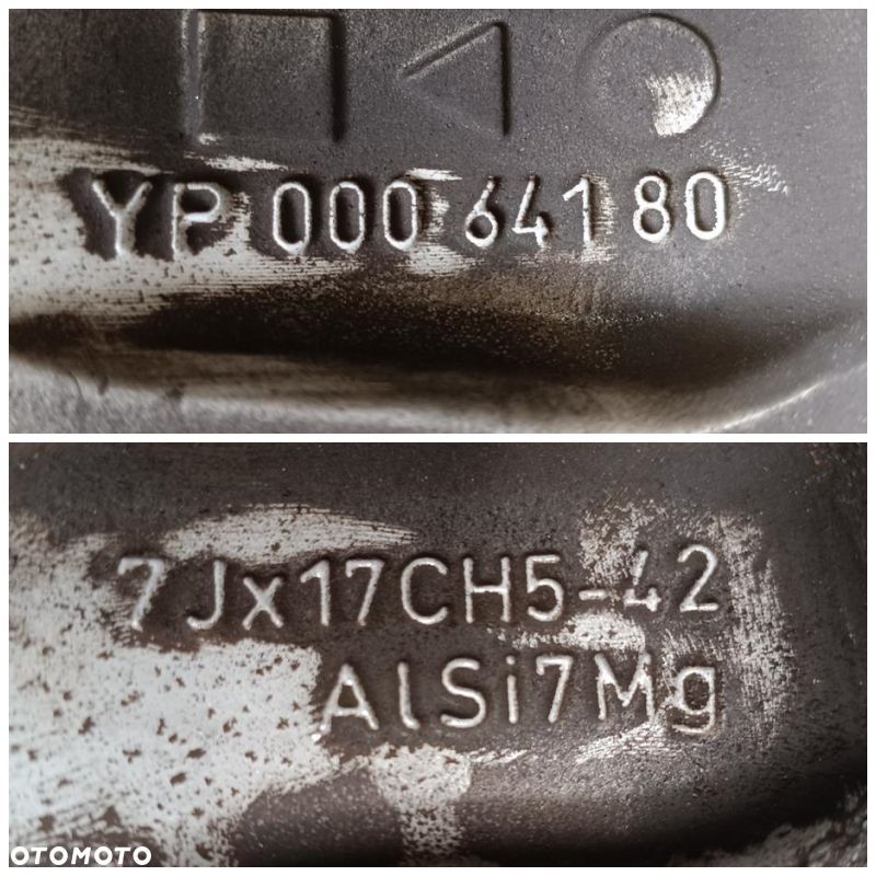 Alufelgi 5x108 17 Opel Grandland X YP00064180 4szt (F9175) - 8
