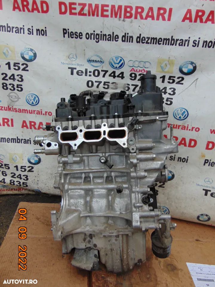 Motor Toyota Aygo Yaris 1.0 1kr-y52 18.000km 2018 ca nou citroen C1 1.0 Peugeot 108 1.0 1kr - 1