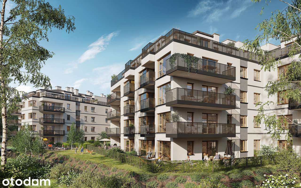 2-pokojowe mieszkanie 45m2 + ogródek