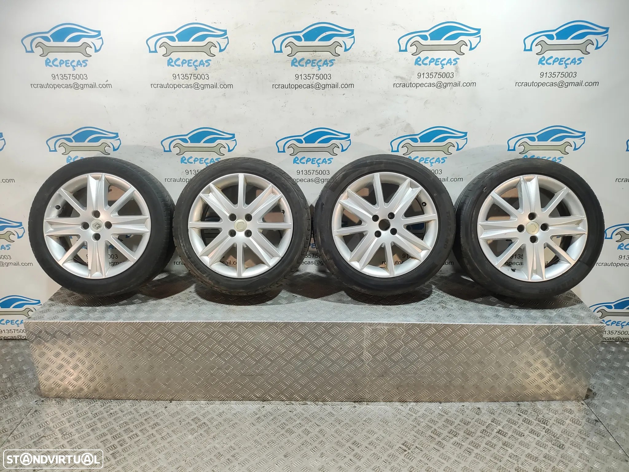 - Conjunto Jantes 17 Originais Renault Megane 2 MK2 6,5J ET49 4x100 - 14