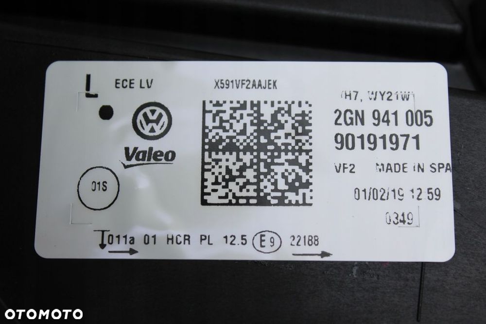 Vw T-Cross 2019- Zwykła H7 2GM941005 Nowa Oryginał Valeo - 5