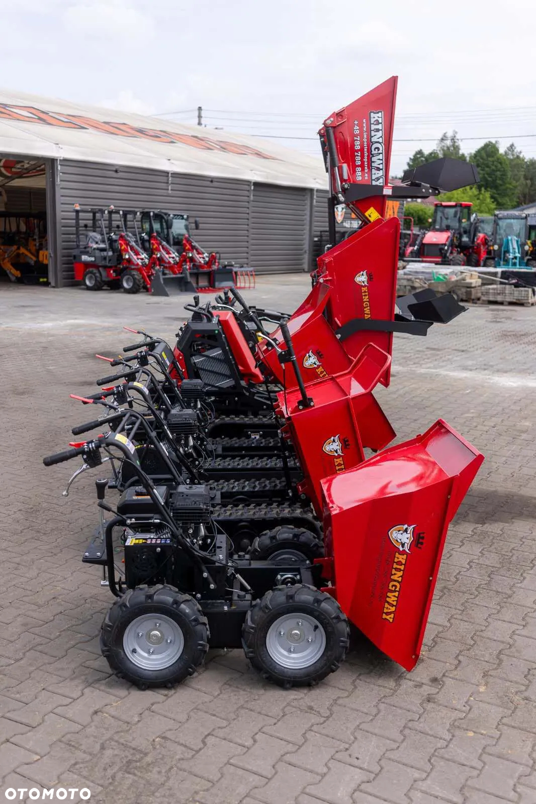 Kingway Taczka spalinowa W300 kołowa - 16