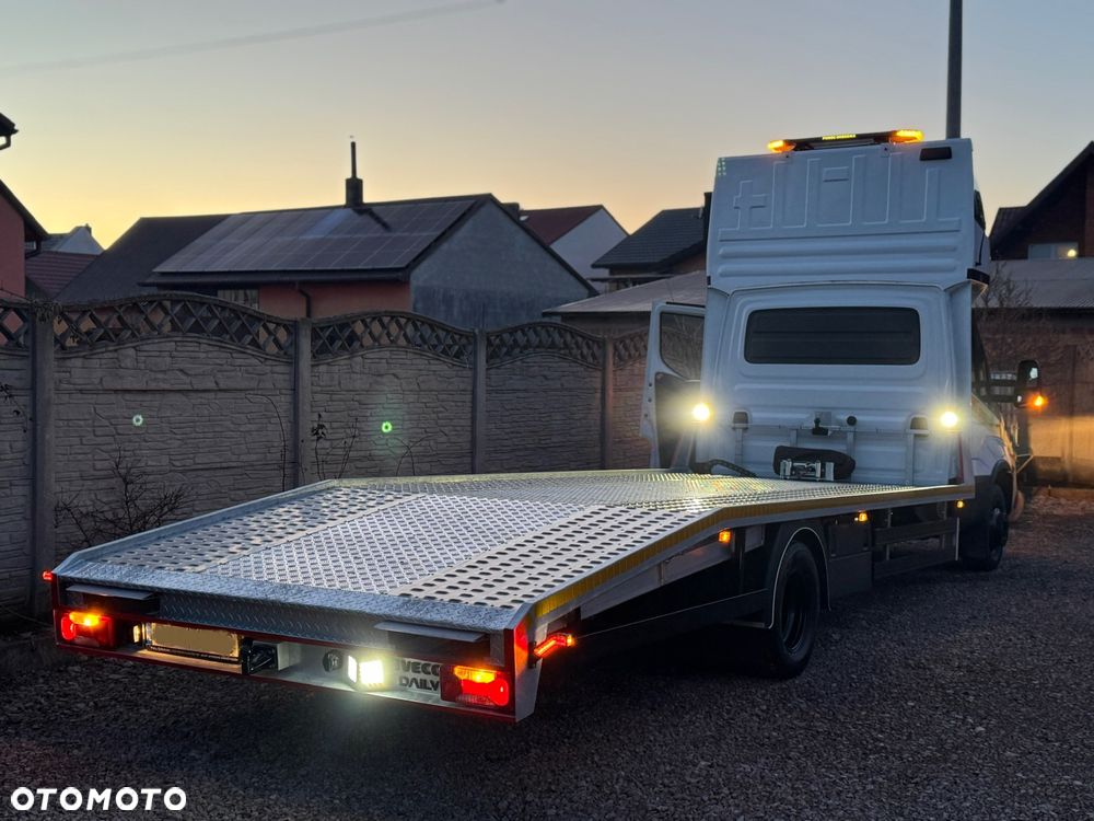 Iveco Daily 2022r ‼️72C18‼️3.0 NOWA Laweta Pomoc Drogowa Zarejestrowany jako Specjalny DMC 7200kg Salon Polska Niski Przebieg Autotransporter Sypialka - 8