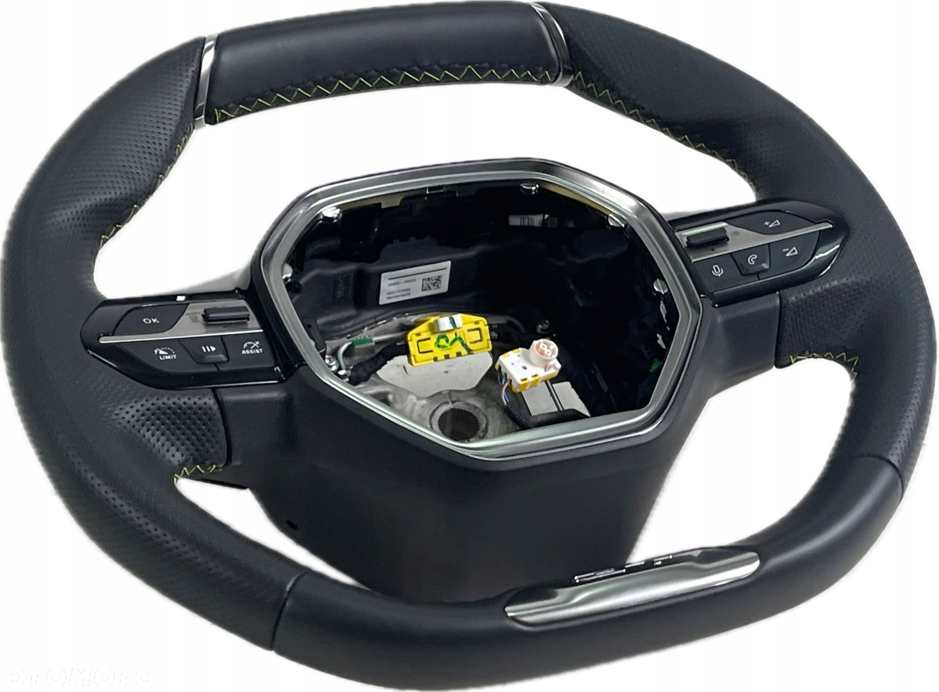 * PEUGEOT 308 III T10 GT 2021- KIEROWNICA SKÓRZANA ŁOPATKI 9843179880 - 2