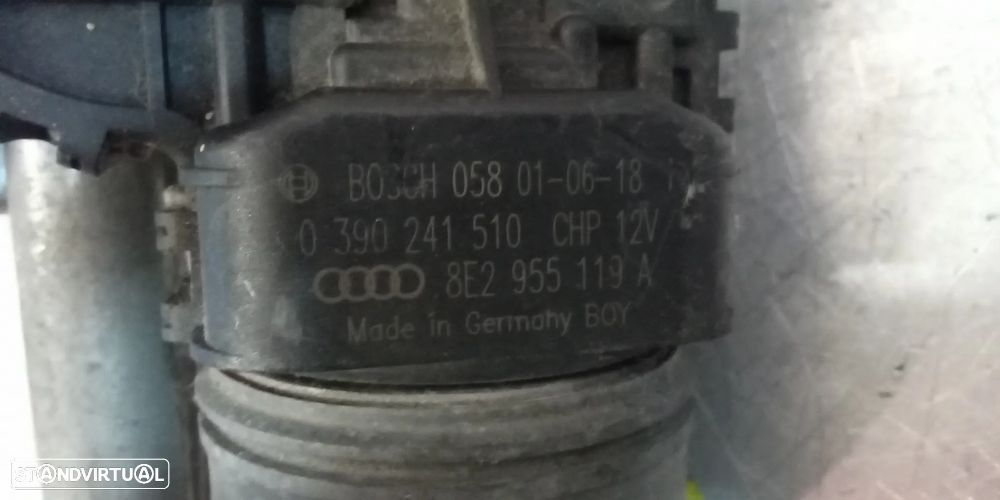 MOTOR / SISTEMA LIMPA VIDROS  FRENTE AUDI A4 B6 B7 01-08 0390241510 0390241509 - 5