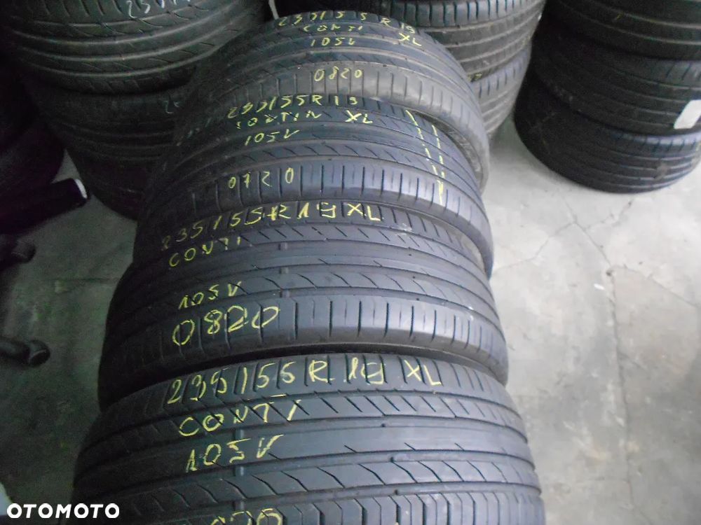 OPONY  235/55R19 CONTINENTAL CONTI SPORT CONTACT 5 XL  DOT 0820 6.8MM - 1