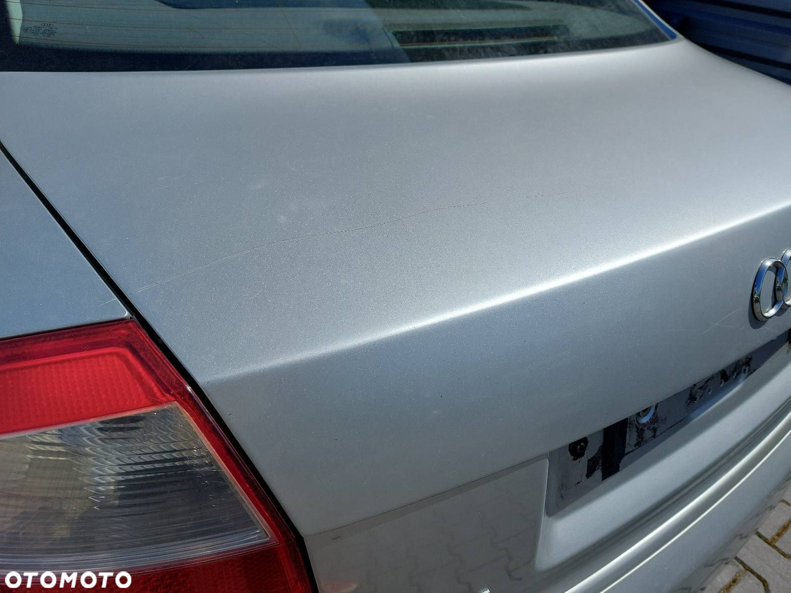 KOMPLETNY TYŁ AUDI A4 B6 SEDAN LY7W KLAPA ZDERZAK LAMPY - 9
