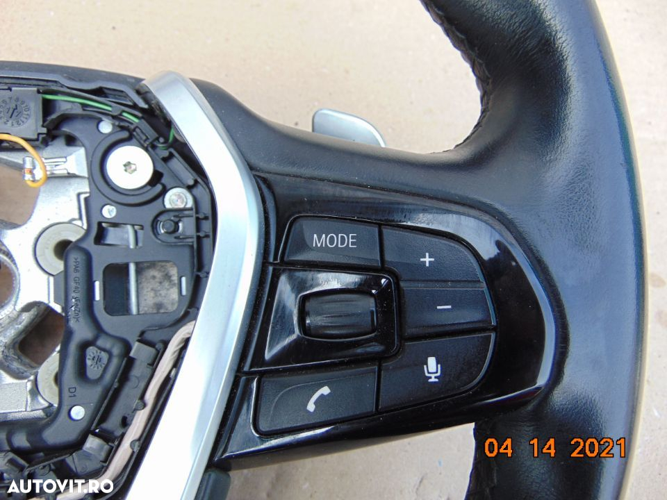 Volan BMW g30 G31 G32 volan piele cu comenzi si padele - 3