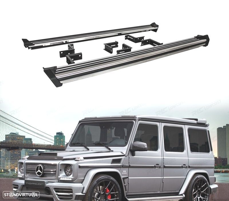 ESTRIBOS LATERAIS MERCEDES W463 G 89- - 1