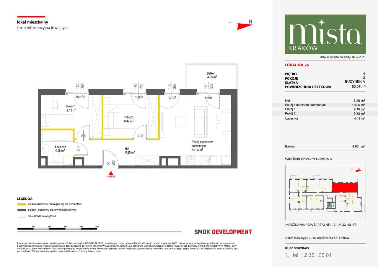3-pokojowe mieszkanie 50m2 + balkon Bez Prowizji - Pełny obrazek: 2/14