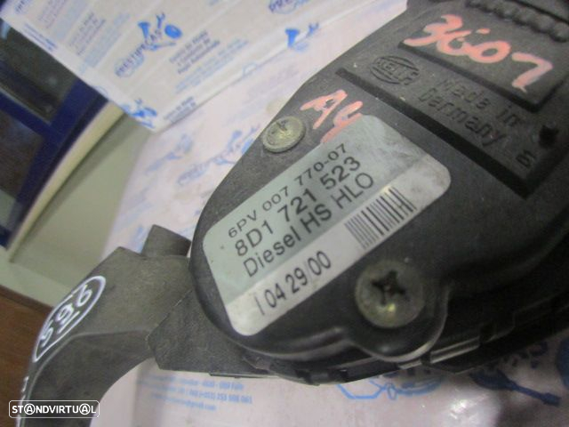 Pedal 8D1721523 AUDI A4 2000 1.9TDI 115CV 5P CINZA VW PASSAT 2000 1.9TDI 115CV 5P PRETO - 4