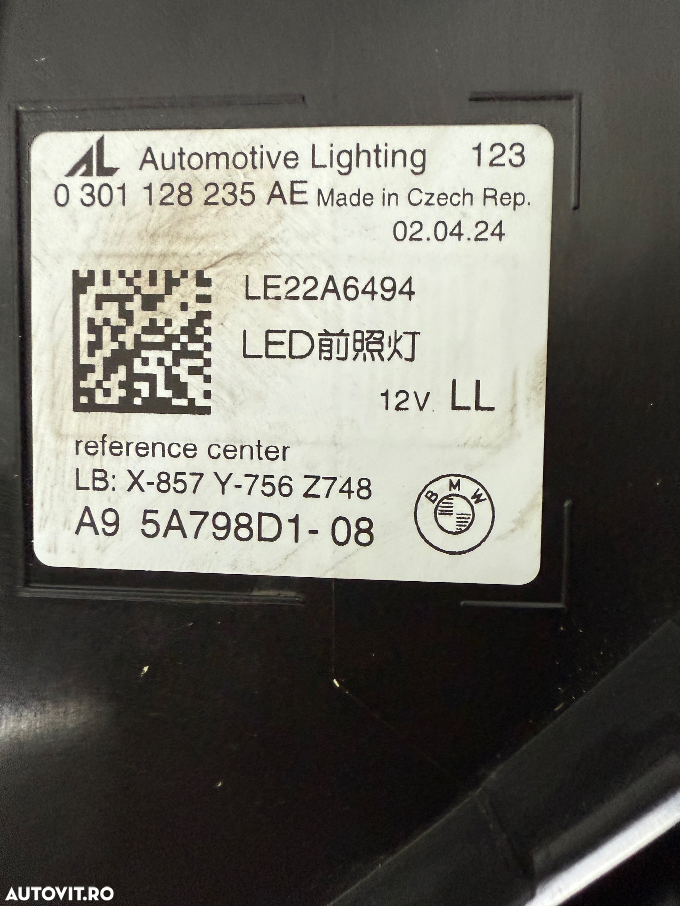 Far stanga Bmw seria 5 G60 G61 full led adaptive - 5