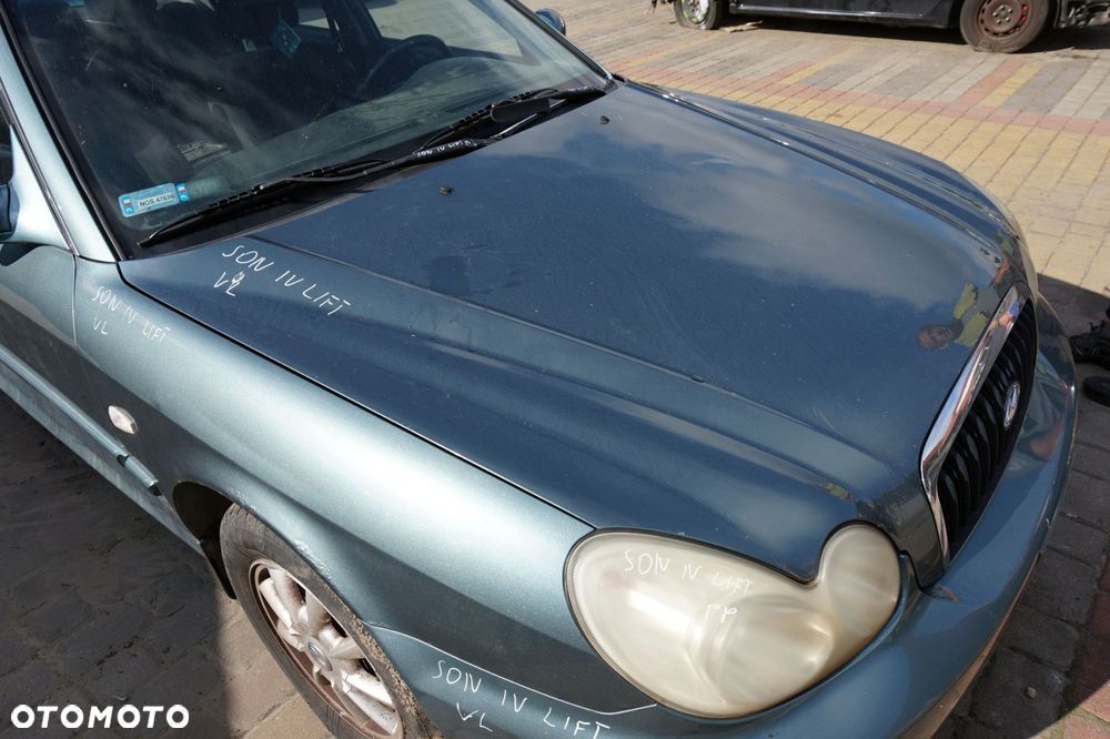 MASKA ZDERZAK BŁOTNIKI LAMPY SONATA IV LIFT VL  HYUNDAI 2001-2004 ZIELONY PRZÓD KOMPLETNY - 3