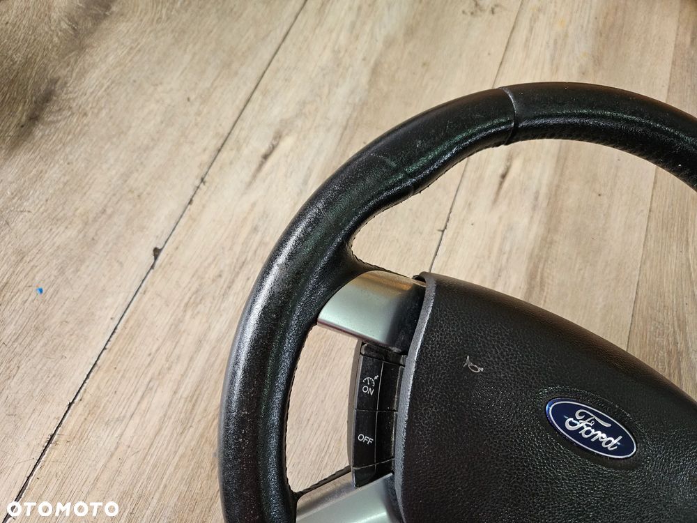 Kierownica airbag skórzana multifunkcja Ford Focus CMax Mk1 2004r - 2
