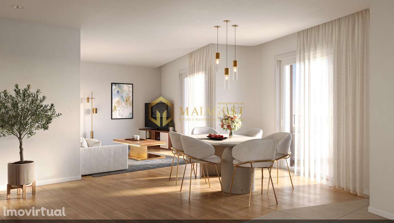 Apartamento T3 no Edifício Rasa 503 em Mafamude - Grande imagem: 3/19