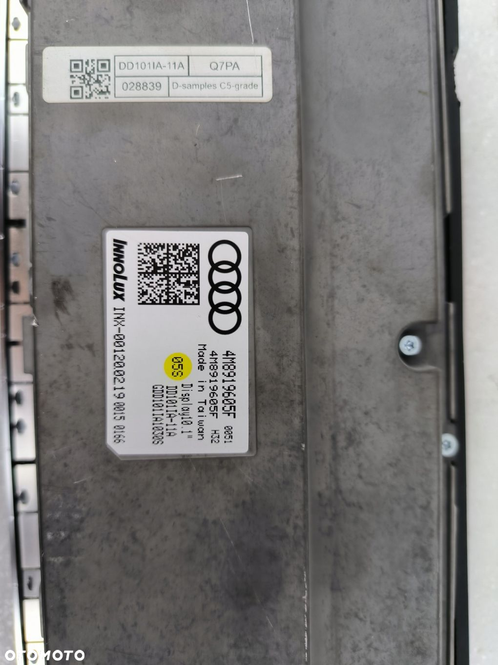 AUDI Q7 Q8 MONITOR WYŚWIETLACZ EKRAN MMI 4M8919605F - 5