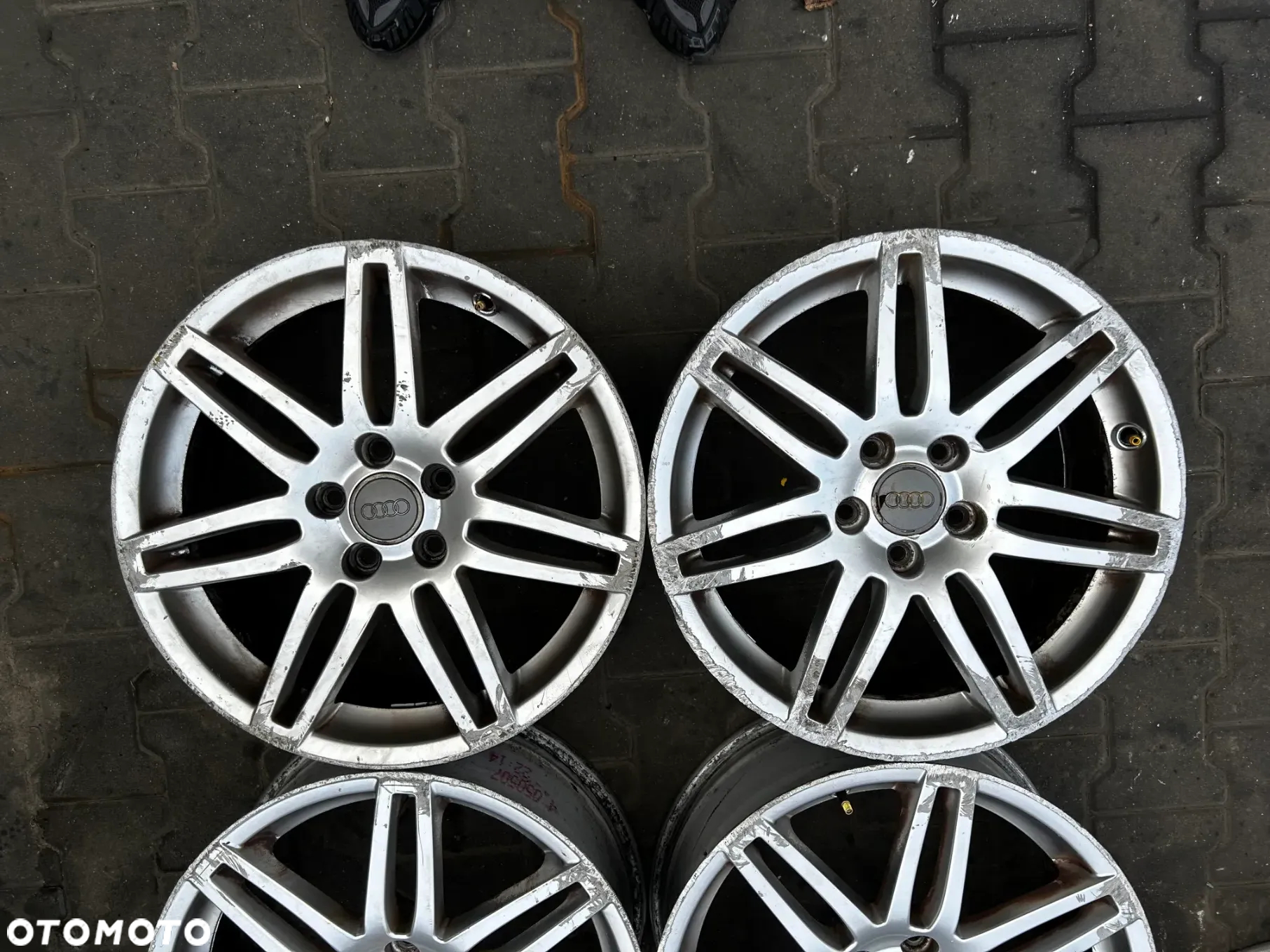ORGINALE FELGI ALUFELGI KOŁA 7.5J x 18 H2 ET54 AUDI A3 S3 RS3 S-LINE 8P0601025BA WYSYŁKA !!!! - 3