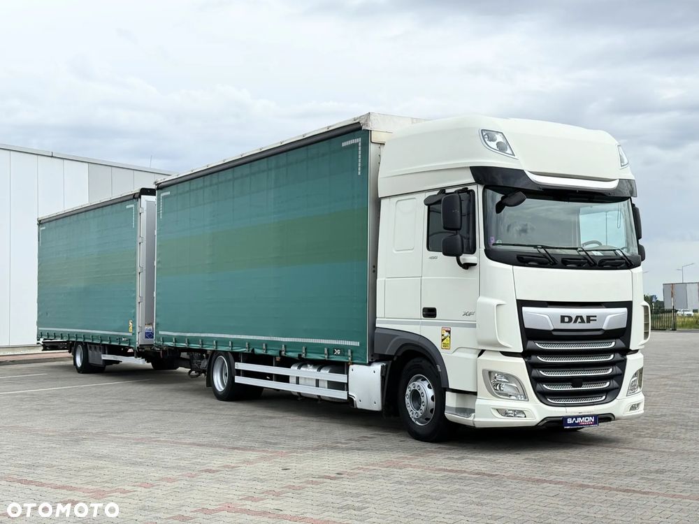 DAF XF 450 / ZESTAW TANDEM 120 M3 / PRZEJAZDOWY / 7,75 M + 7,75 M / SALON PL - 3