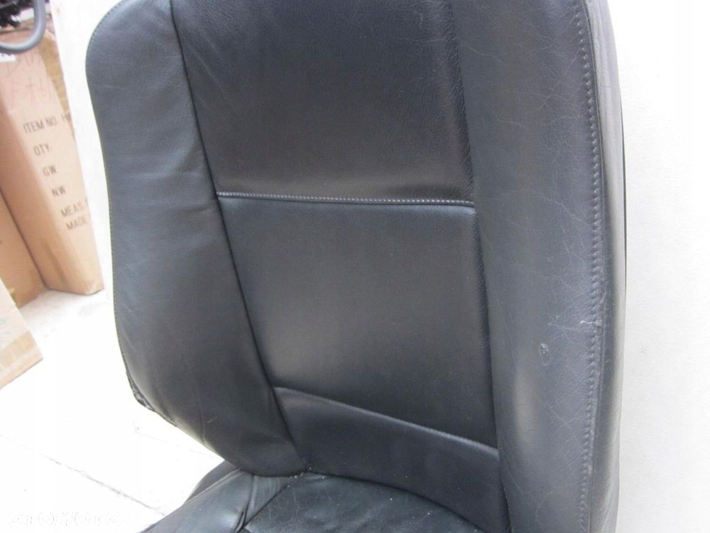 BMW X5 E53 2000-2005 FOTEL PASAŻERA PRAWY SKÓRZANY CZARNO-SZARY - 5