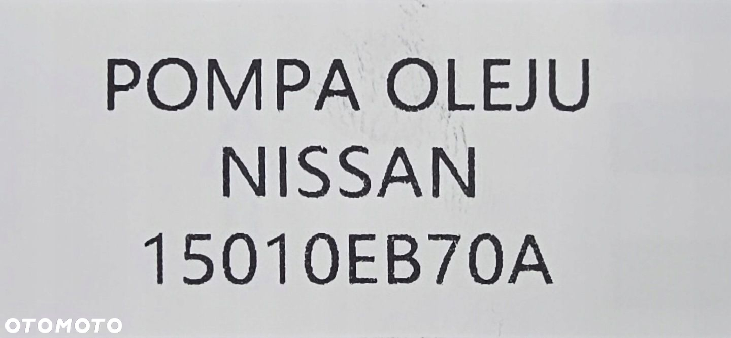 NOWA ORG POMPA OLEJU NISSAN PATHFINDER 3 SERENA NP300 NAVARA MURANO 2 NT400 - 5