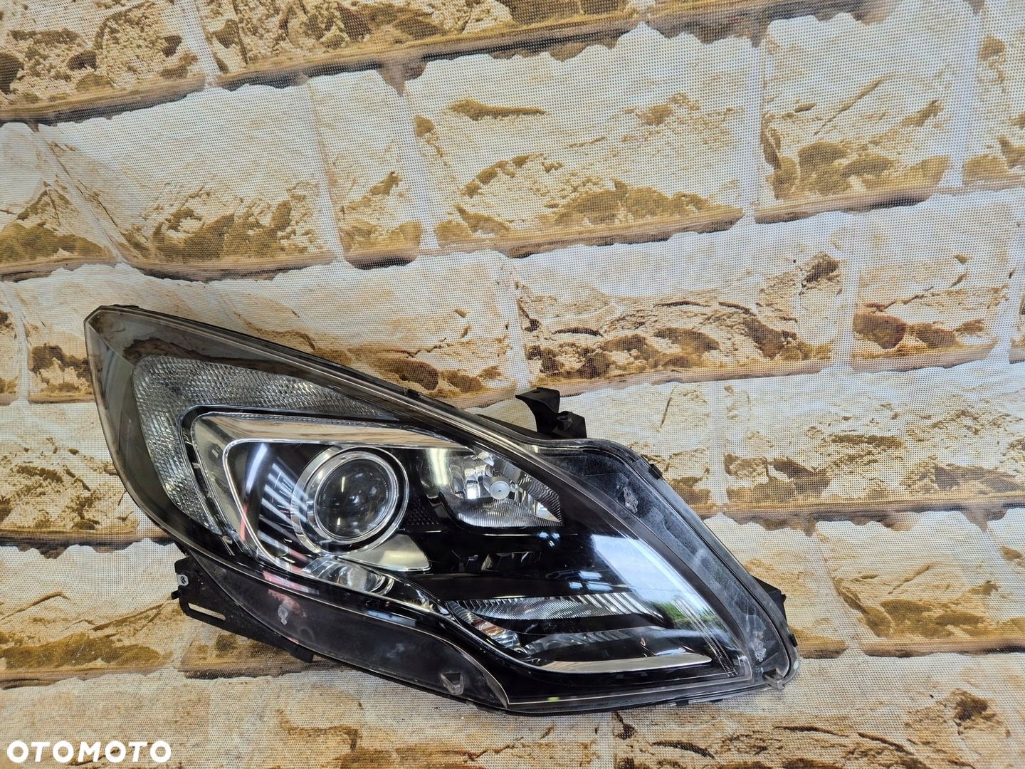 opel zafira c xenon skrętny z ledem europa prawa lampa - 1