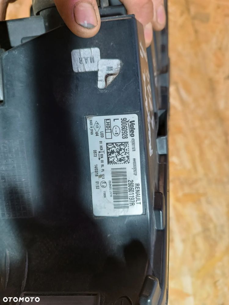 LAMPA PRZÓD PRZEDNIA LEWA FULL LED PURE VISION 260601197R RENAULT MEGANE IV - 6