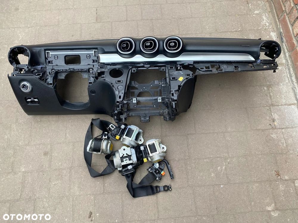 konsola airbag pasy komplet mercedes c-klasa 206 w206 skóra - 1
