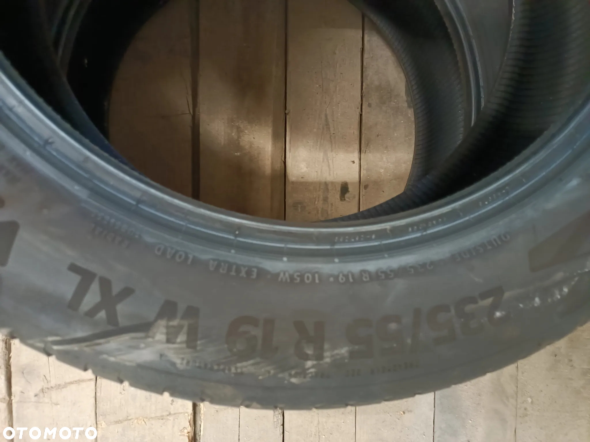 Komplet używanych opon letnich Continental EcoContact 6 Q 235/55 R19 105 W XL, MO - 2