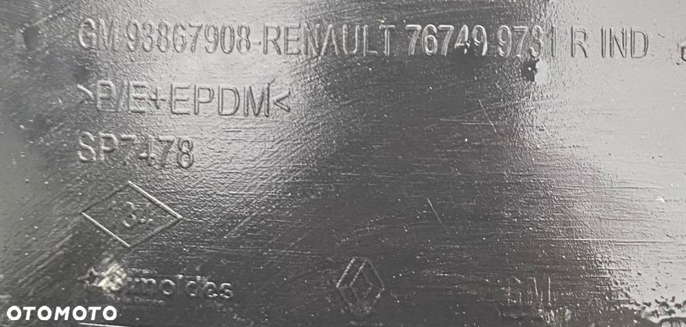RENAULT TRAFIC 3 III FIAT TALENTO OPEL VIVARO B ORYGINALNE NADKOLE TYLNE LEWE LEWY TYŁ TYLNIE LIFT 767499731R - 10