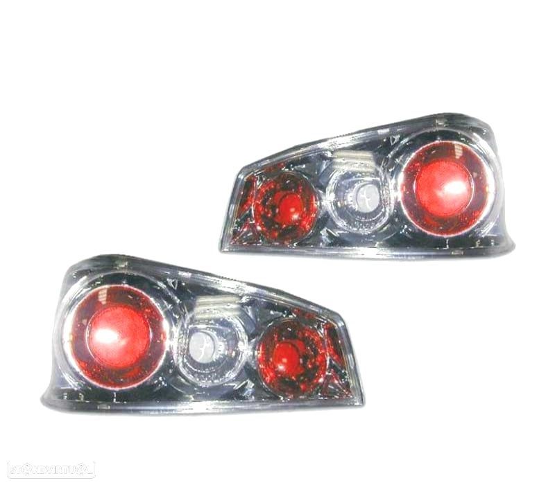 FAROLINS PEUGEOT 106 I 91-95 LOOK LEXUS CROMADO - 1