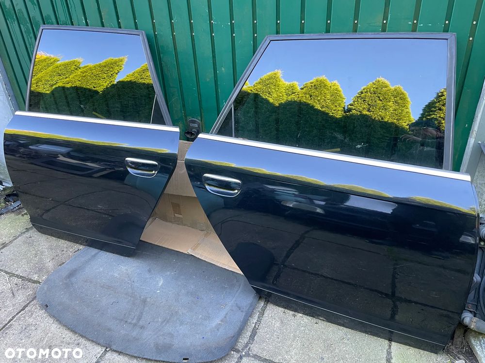 AUDI A6 C6 04- drzwi lewe prawe przód tył bez rdzy LZ9Y czarne kombi - 2