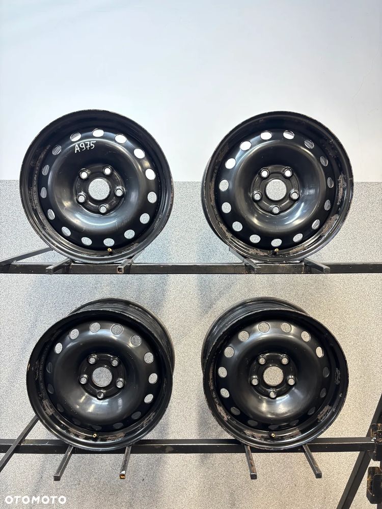 4 FELGI STAL. VW GOLF 5 , 6 , TOURAN , CADDY , SKODA OCTAVIA 2 15'' 6J  ET43 - 1