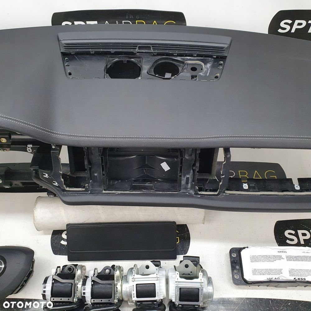 SKODA KODIAQ DESKA ROZDZIELCZA KONSOLA KOKPIT PULPIT PODUSZKI AIRBAG AIR BAG PASY KIT SET - 3