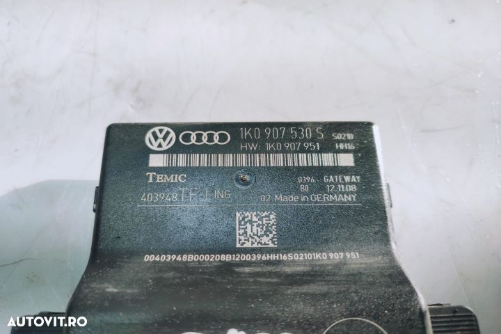 Calculator modul confort CAN 1k0907530s Audi A3 8P/8PA (facelift) seria - 3