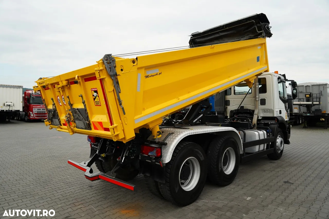 Iveco STRALIS X-WAY 480 / 6x4 / BASCULATOR DUBLU / HYDRODOLT / BOARDMATIC / MEILLER KIPPER / IMPORTAT  ANUL PRODUCȚIEI: 2020 - 9