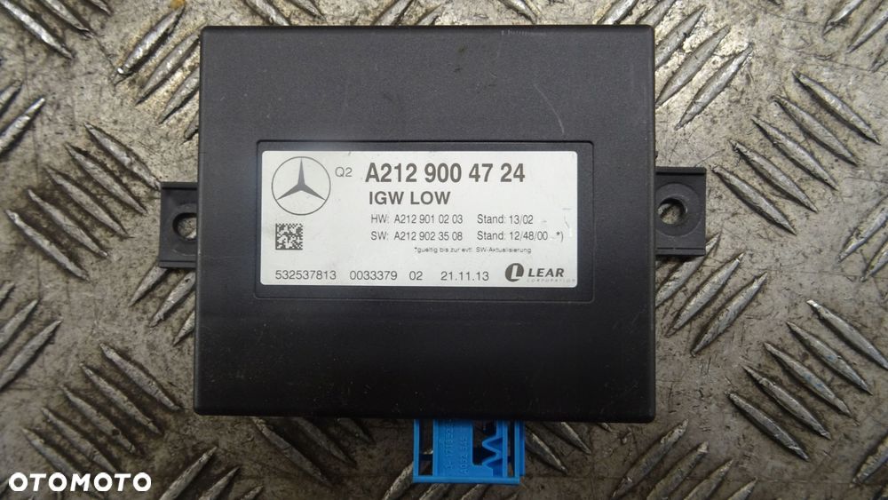 mercedes w212 e klasa moduł świateł led a2129004724 nr m652 - 1