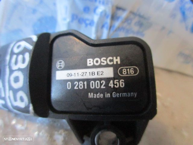 Modulo 0281002456 DACIA SANDERO 2010 1.4I 75CV 5P PRETO Sensor, Pressão Coletor De Admissão - 3