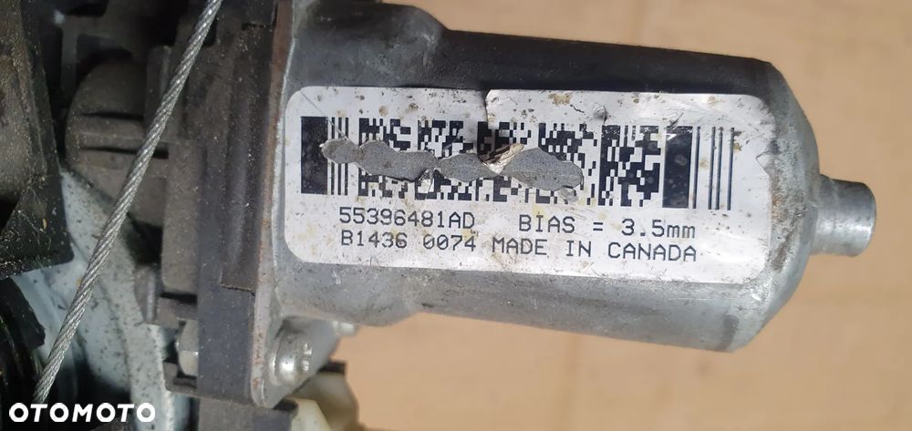 Mechanizm podnośnik szyby lewy przód przedni lewy Jeep Commander 55396481AD - 6