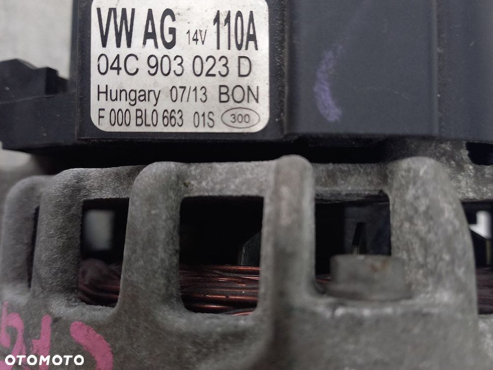 ALTERNATOR SKODA CITIGO 04C903023D 1.0 MPI - 5