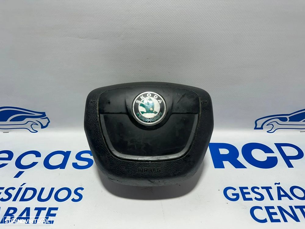 .Airbag Volante Condutor Original Skoda Fabia MK2 5J Roomster 5J7 Yeti 5L 5J0880201H 2006 - 2017 - 1