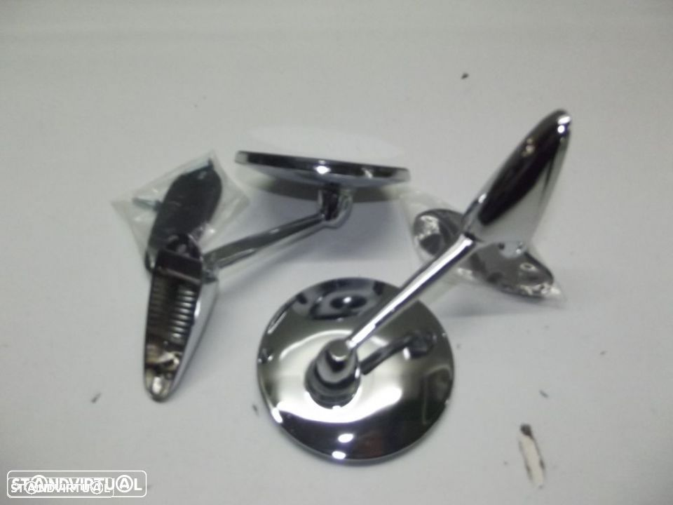 espelhos cromados novos tipo opel fiat e outros - 3