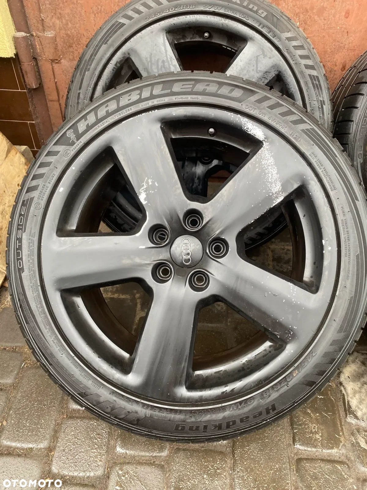 Felgi alufelgi koła 18 5x112 Audi łopaty opony lato 2023 rok 245/40/18 - 3