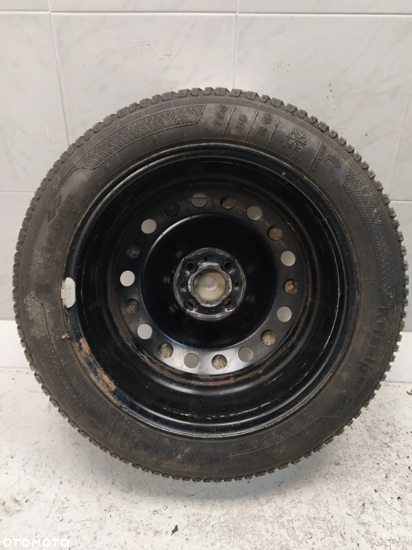 ALFA ROMEO 7x16 FELGI STALOWE R16 ET39 4x98 OPONY KLEBER 195/55 KOŁA ZIMA BIEŻNIK ok 6.70mm KOŁPAKI ALFA ROMEO - 4