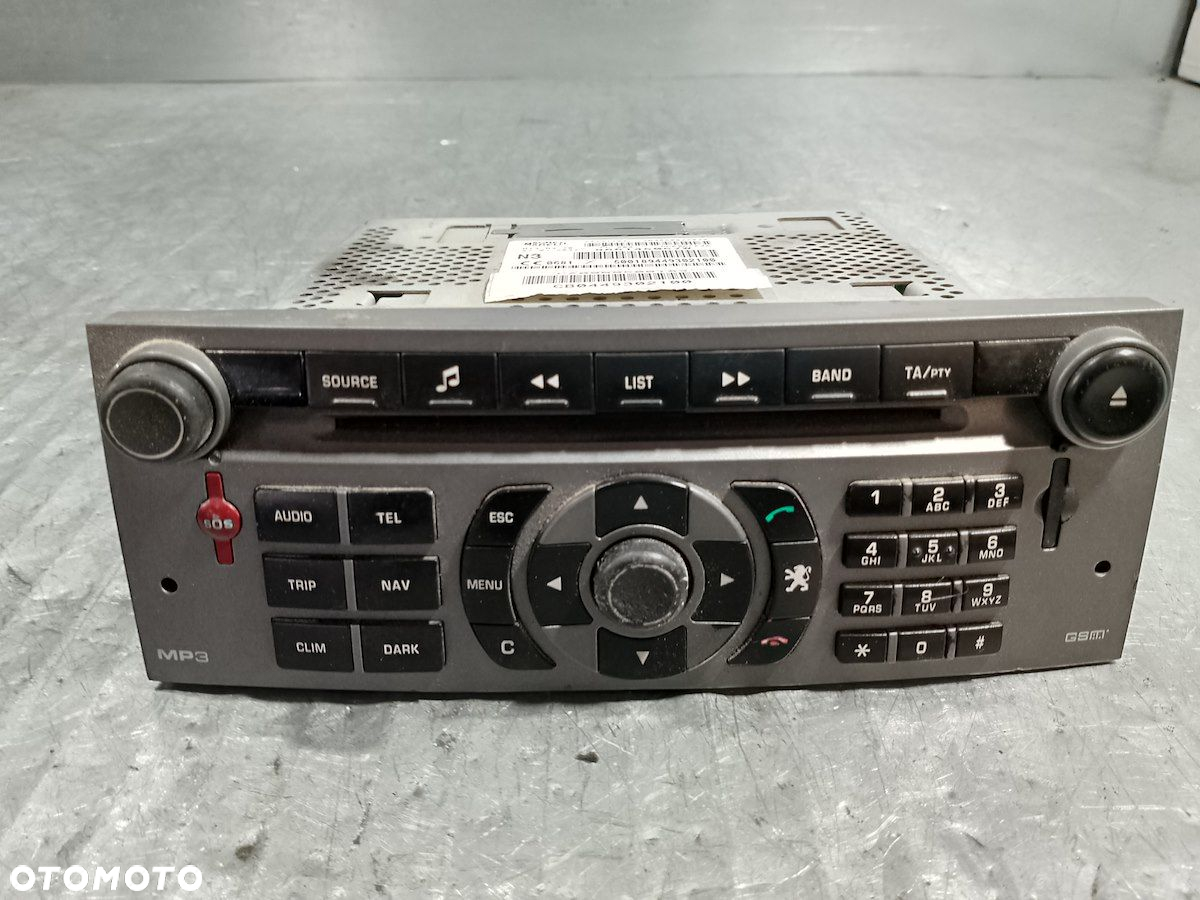 RADIO CD PEUGEOT 407 SW 96614505YW  CA0000500189 2.0 HDI 16V - 2