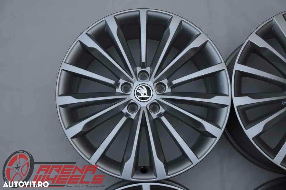 Jante Noi 19 inch Originale Skoda Superb Karoq Kodiaq Enyaq Elroq R19 - 2