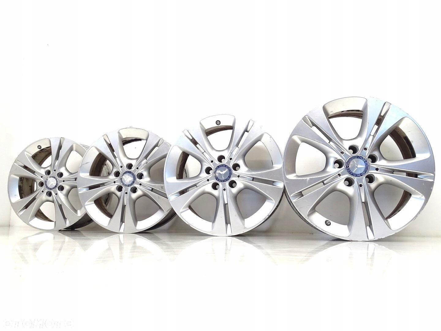 KPL FELGI ALUFELGI R17 MERCEDES C KLASA W205 7J ET48.5 A2054014300 - 1