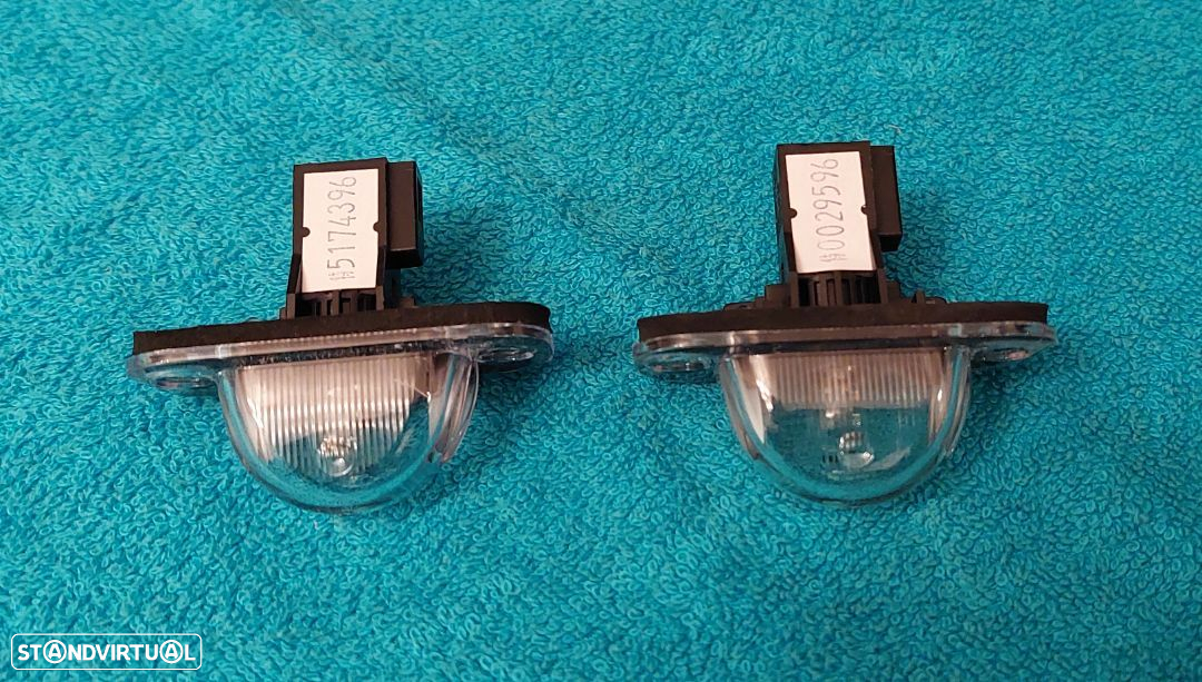 Luz matrícula Volkswagen Golf 2 Jetta - 2 peças - 4