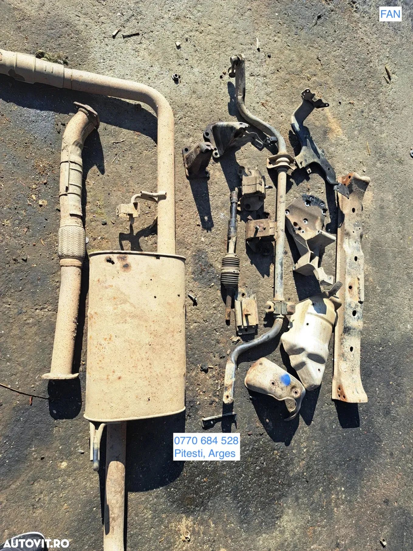 Toba Teava esapament Ax volan Traversa cutie viteze Bara torsiune Suport motor Tampon motor Carcasa protectie catalizator / turbina Nissan Navara d40 Pathfinder 2.5d - 1