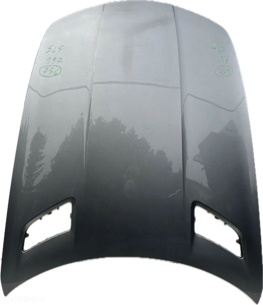 MASKA AMG POKRYWA PRZOD 756 LAK MERCEDES SLS W197 ORYGINAL DEMONTAZ 197003089 - 1